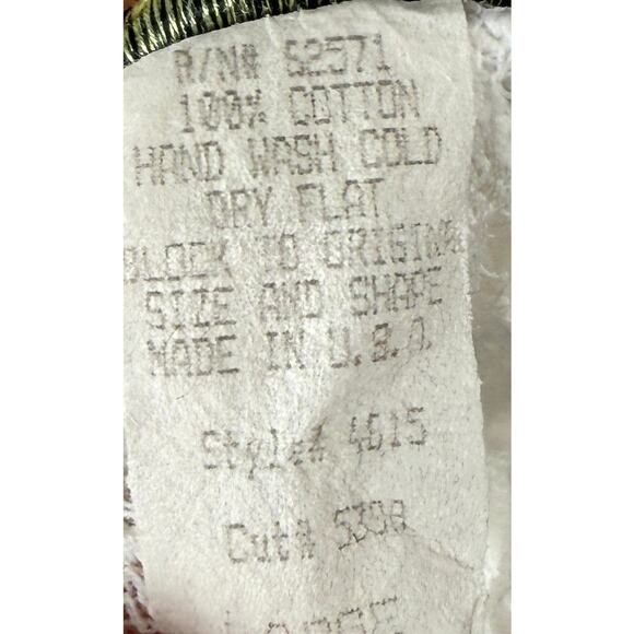 Vintage Y2K Necessary Objects Women's Top Large Cotton Baby Open Knit Crop E18 - Picture 7 of 7